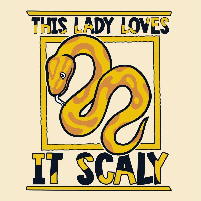 This Lady Loves It Scaly Python Snake Banana