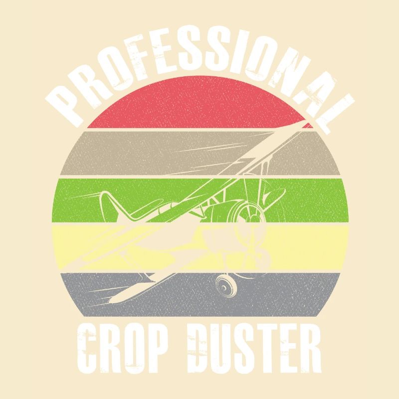 Crop Dusting in Progress Crop Dusting Duster Plane