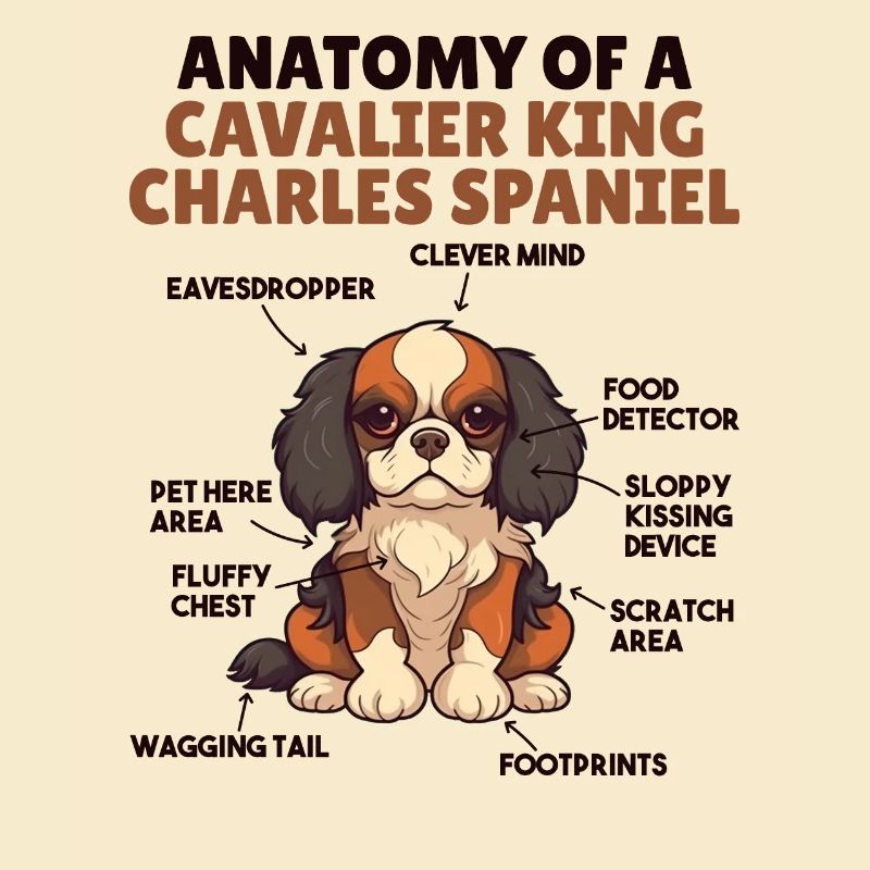 Explication du chien Anatomie d’un roi cavalier