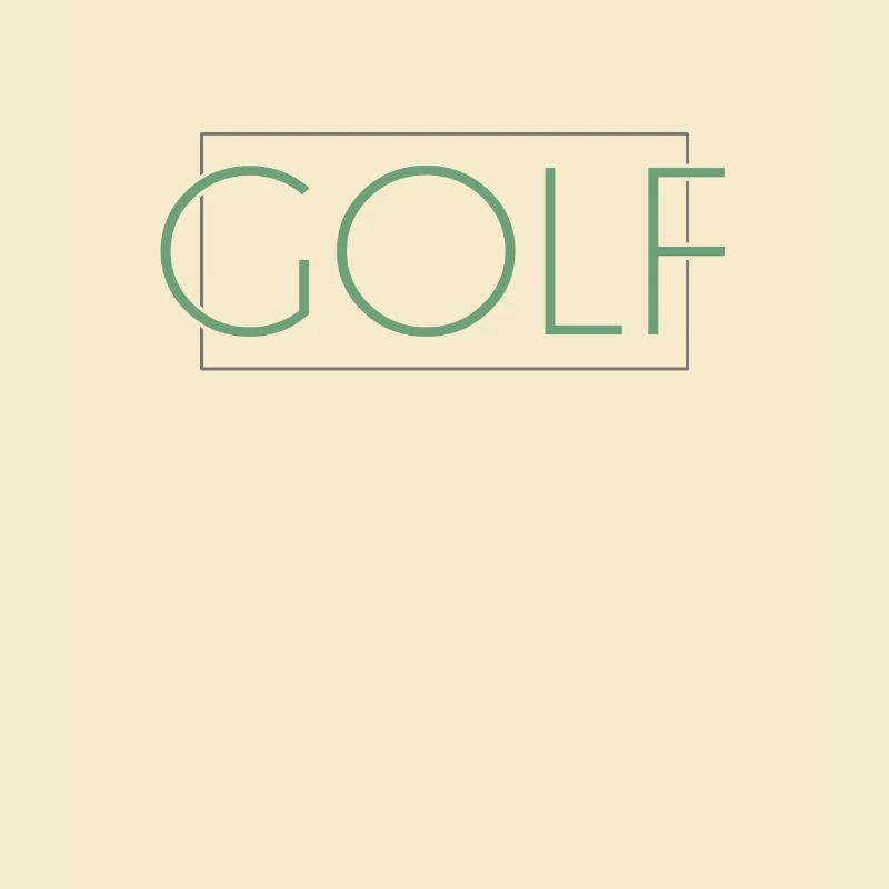 Golf lettering