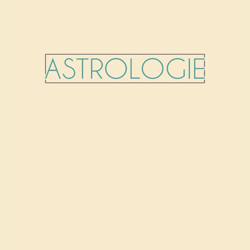 Astrologie Schriftzug