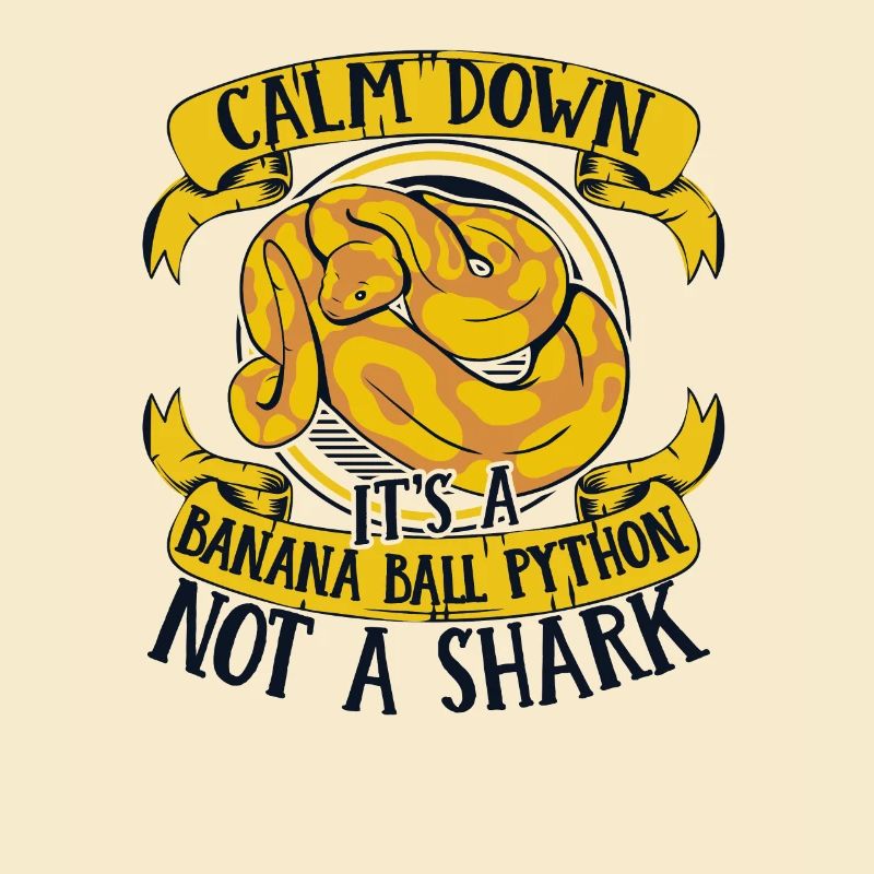 Calmez-vous, ce n’est pas une boule de banane de python de requin
