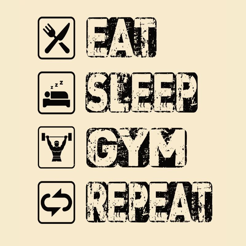 Manger Sleep Gym Répéter