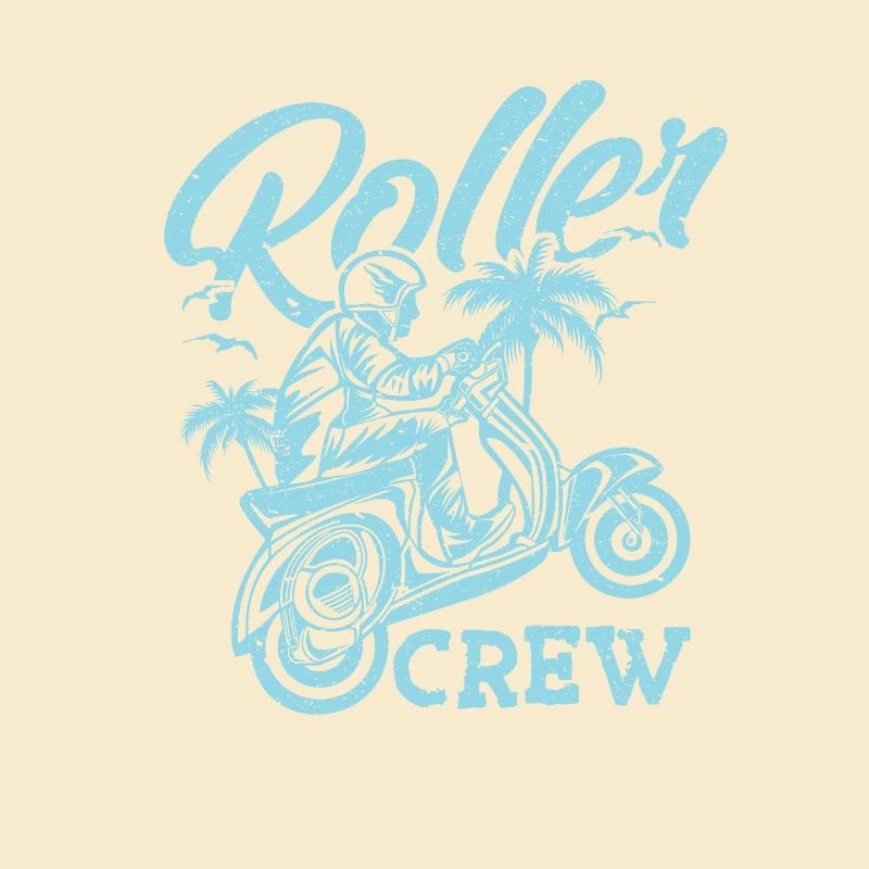 Roller Crew Scooter Motorroller Geschenkidee