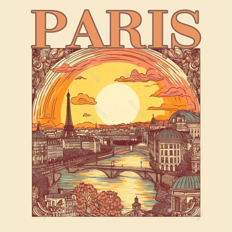 Paris Eiffelturm Bonjour Souvenirs