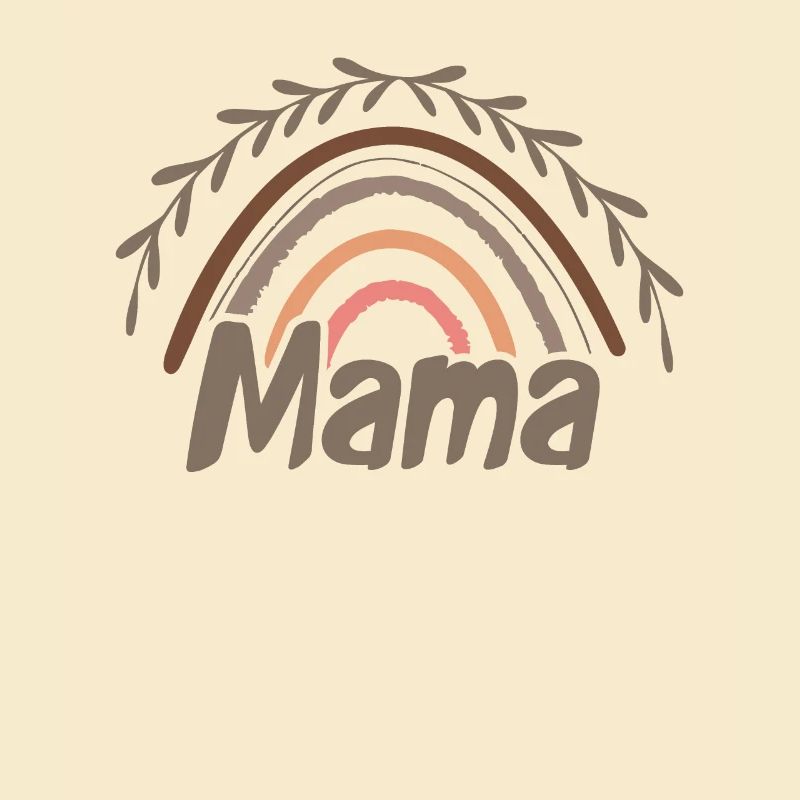 Mama Pastel Rainbow Love