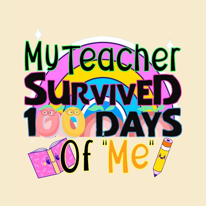 Mon professeur a survécu au 100e jour de moi Funny School