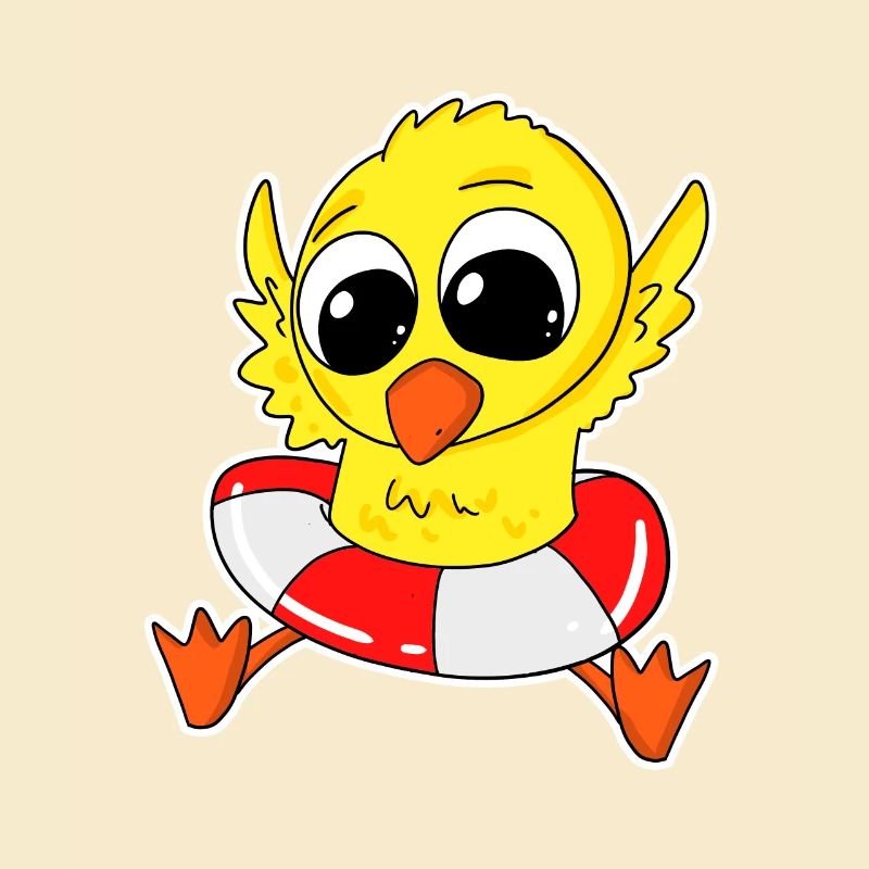 Duck bathing duck bathing