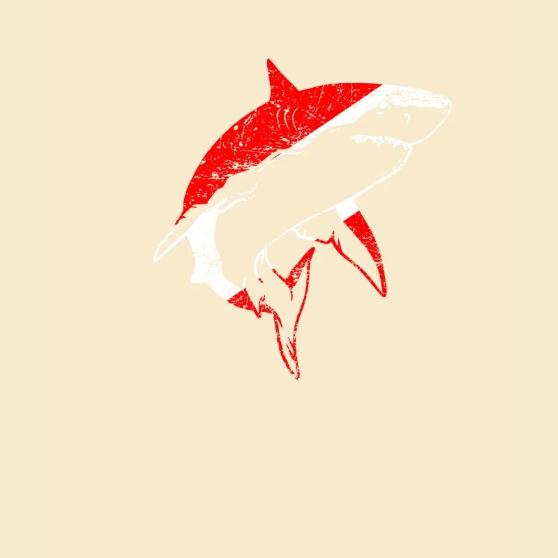 Dive Shark Diver Down Flag Scuba Diving Master