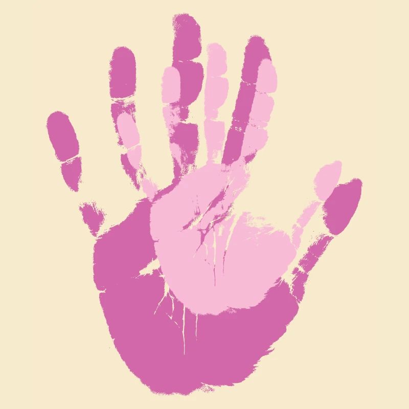 Mama und Ich Handflächen