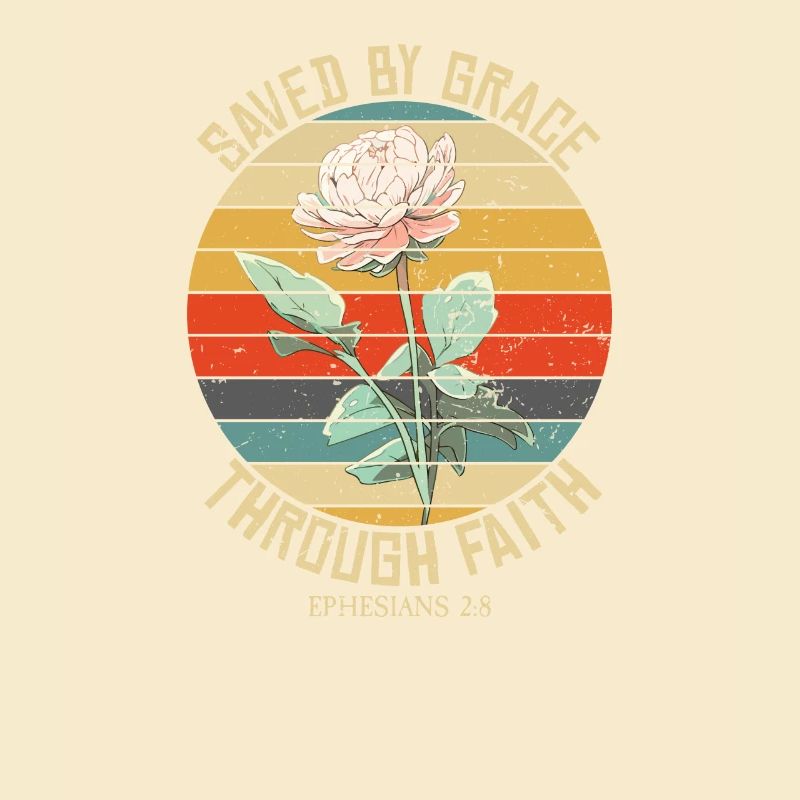 Saved By Grace Ephesians Scripture Christian Cute