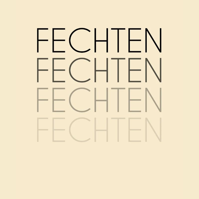 Fechten Schriftzug