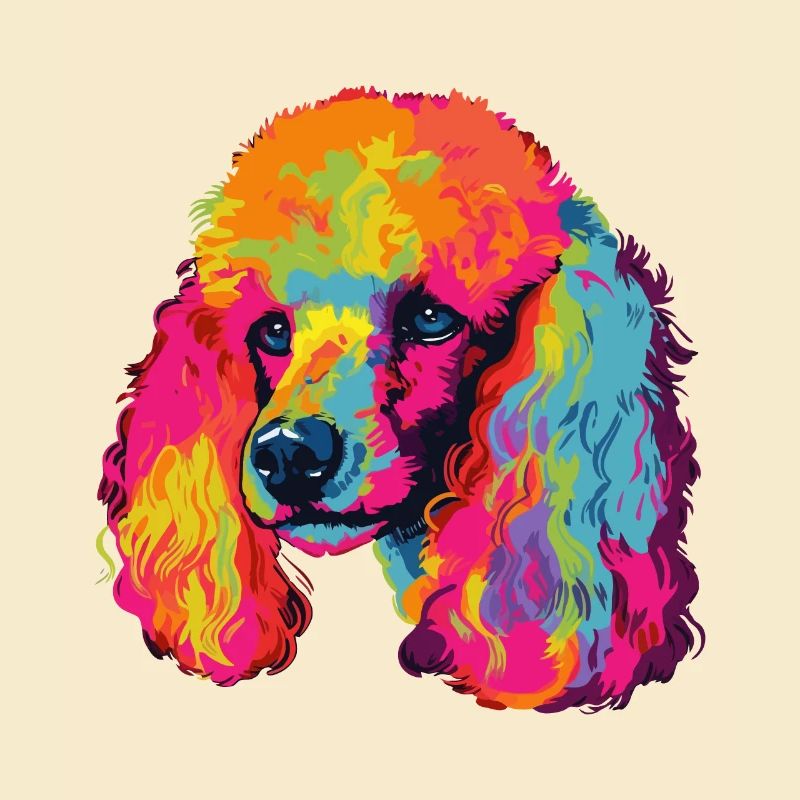 Pudelhund Bunt