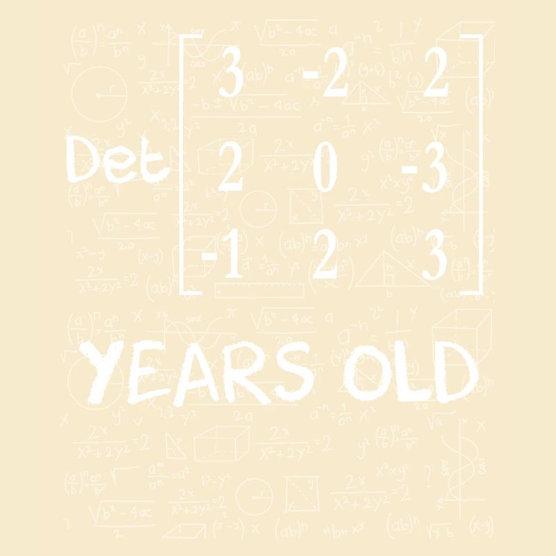 32nd birthday 32 years matrix determinant