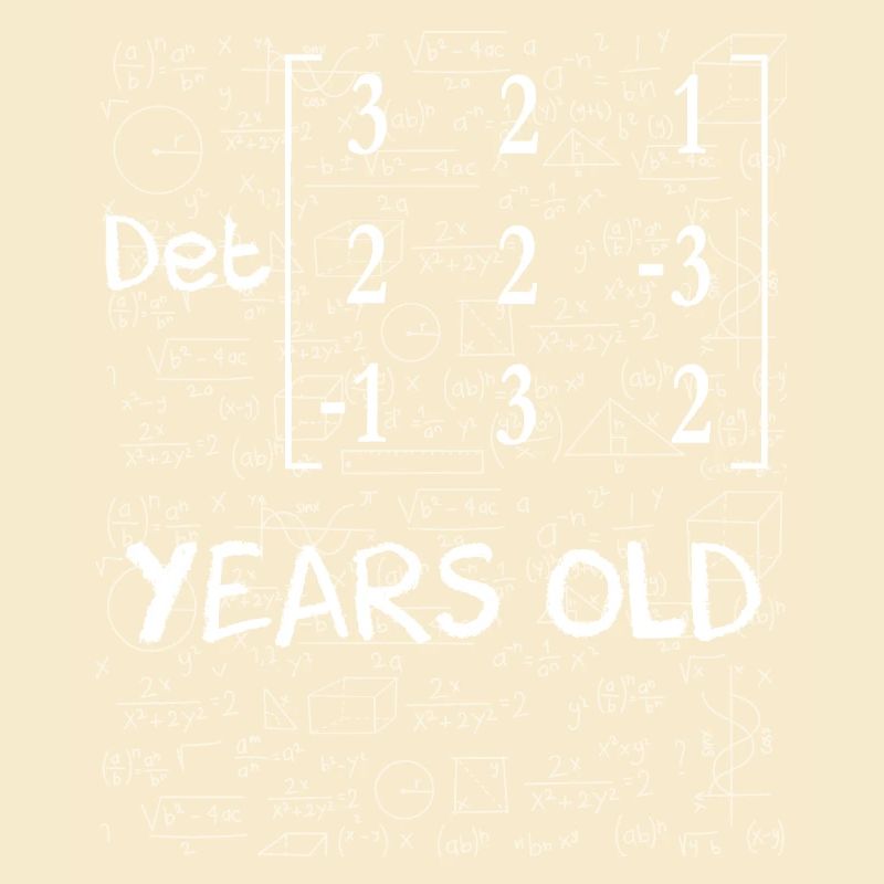 45th anniversary 45 years matrix determinant