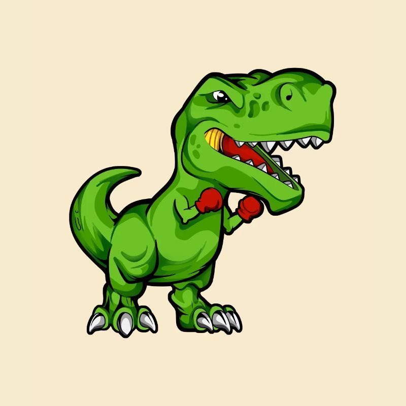 Comic TREX makes karate