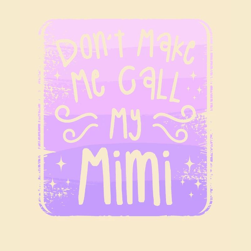 Ne me faites pas appeler mon petit-fils Mimi