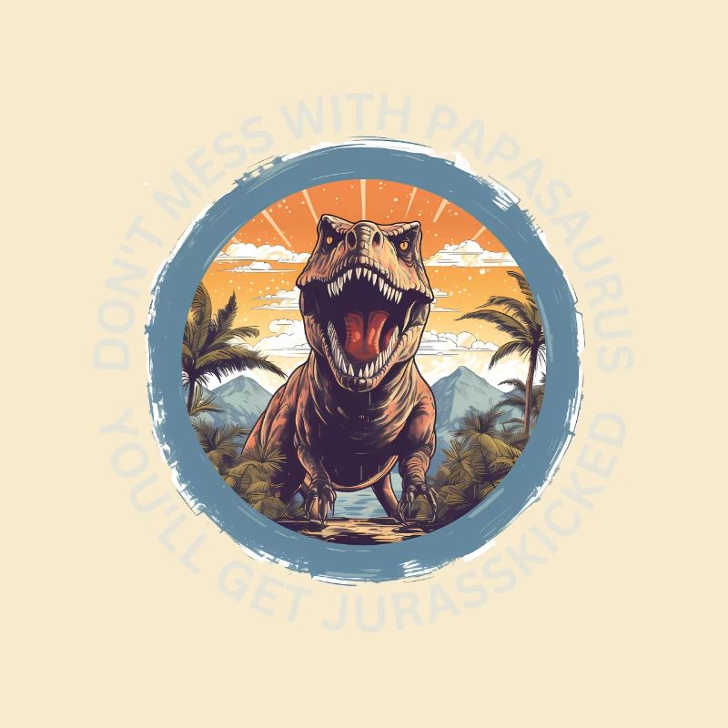 Funny Papa Papasaurus Dino Dinosaur Gift