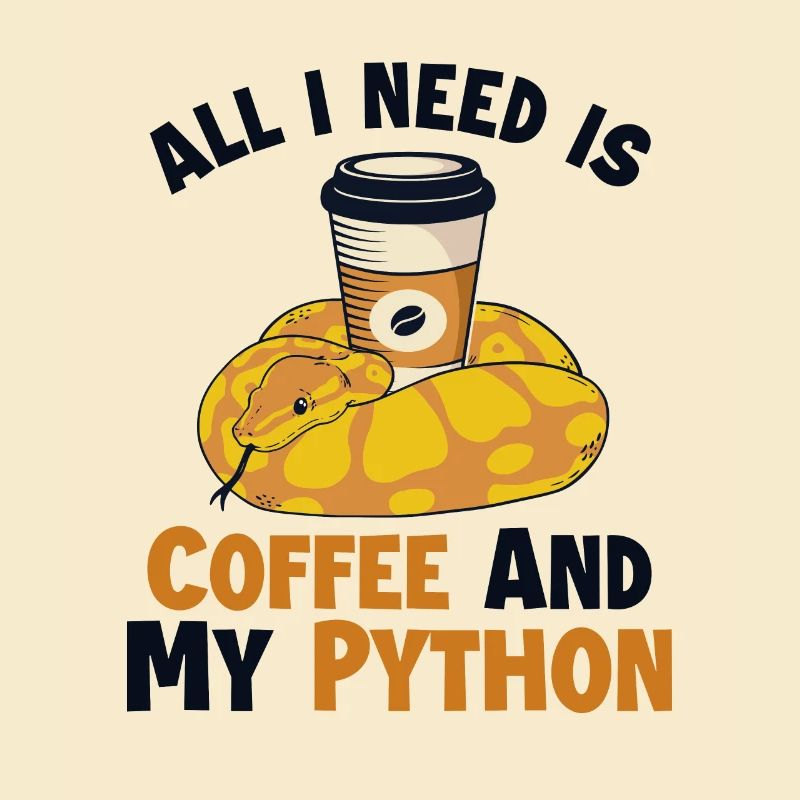 Café et Python Python Snake Banana Ball