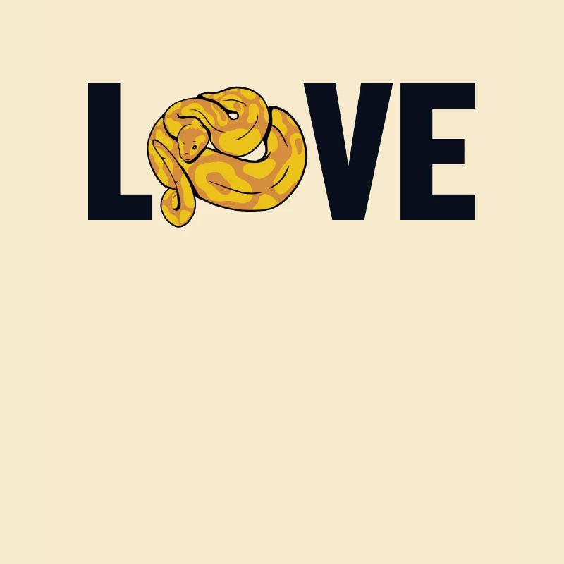 Love Schuppenkriechtiere Python Schlange Banana