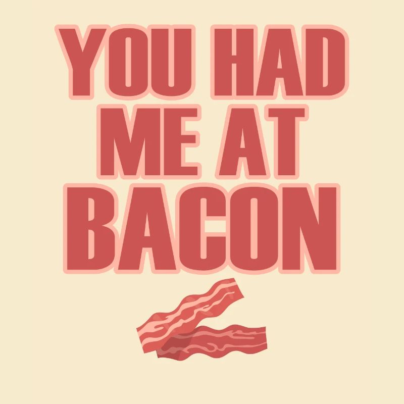 Bacon Geschenk Bacon Spruch Essen Speck