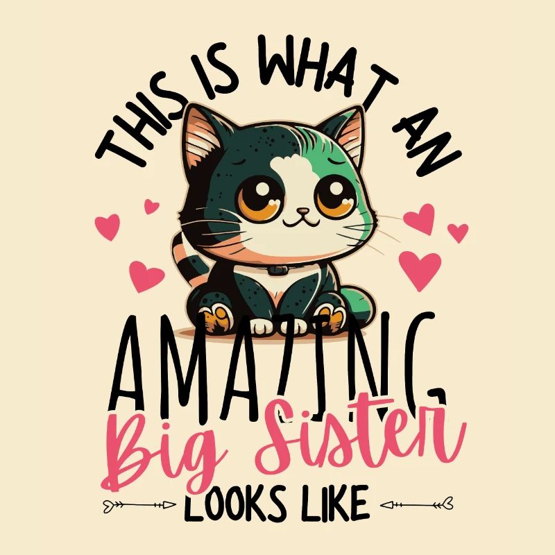 Annonce de grossesse avec un mignon chat kawaii