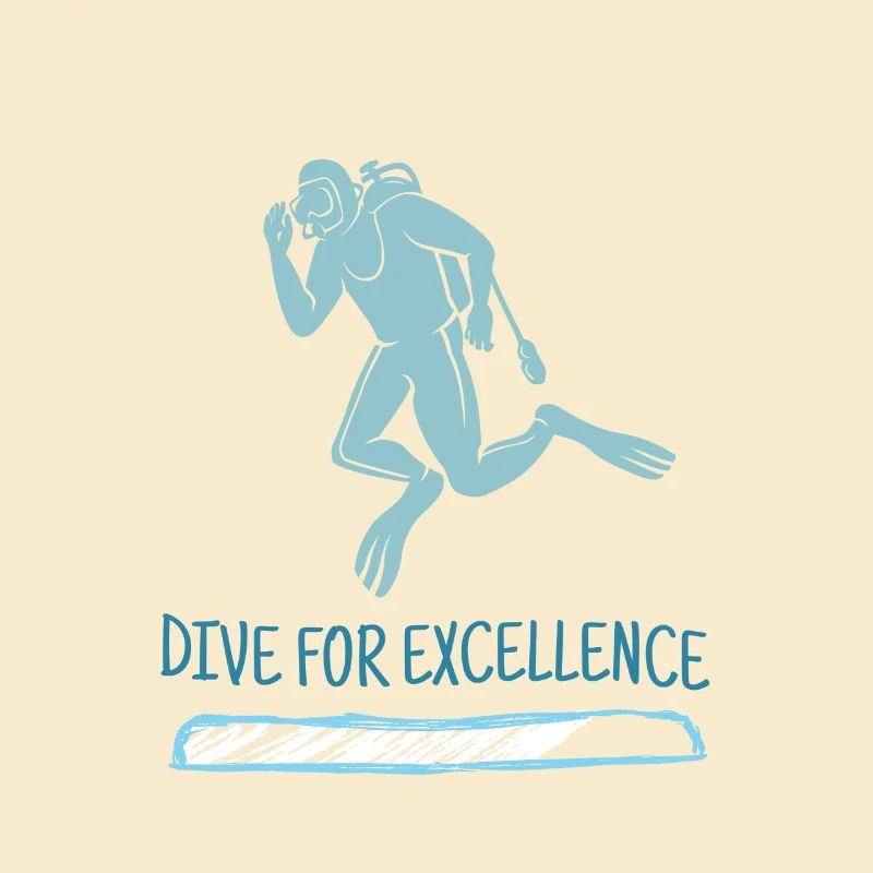 Dive For Excellence Retro Diver Designs Present