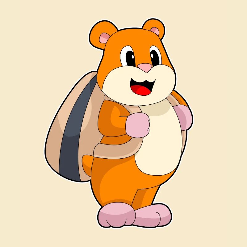 Sac à dos de graines de hamster