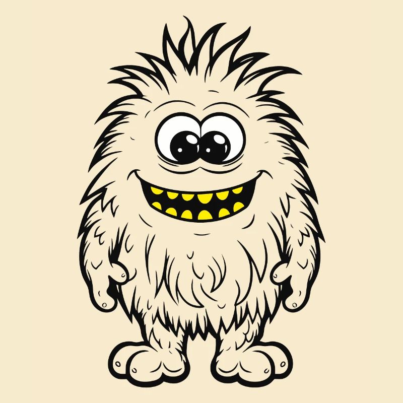 Drôle de créature de monstre de compagnie