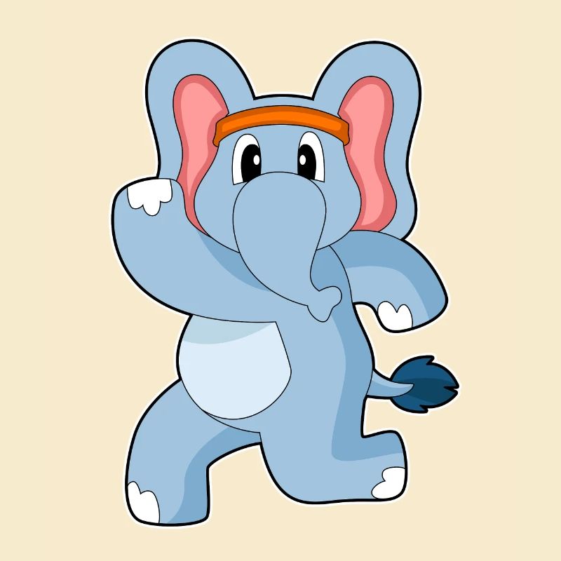 Elefant Jogger Joggen