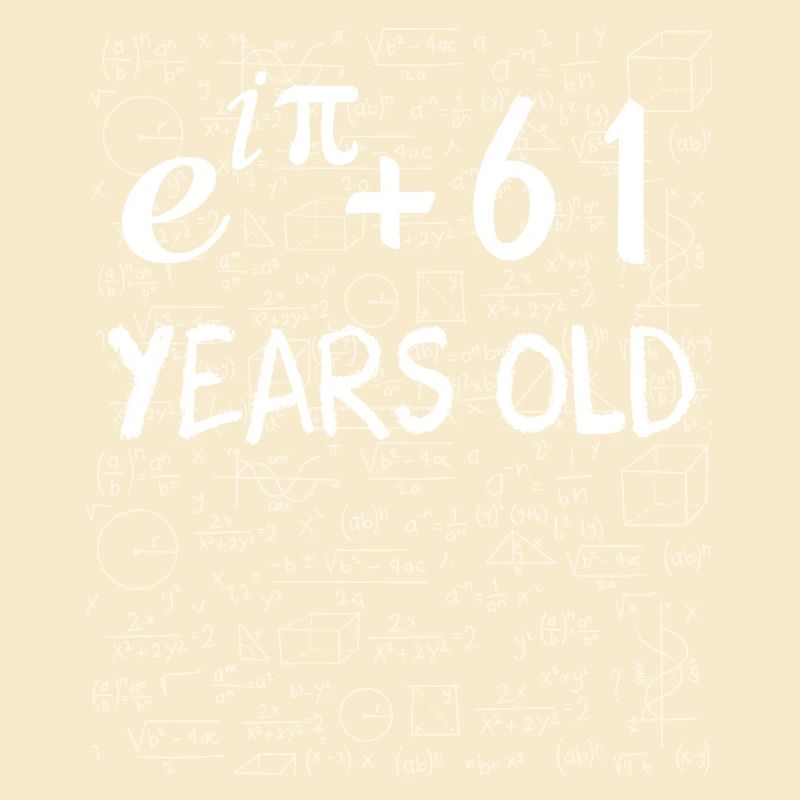 60e anniversaire 60 ans Euler Identité cadeau math