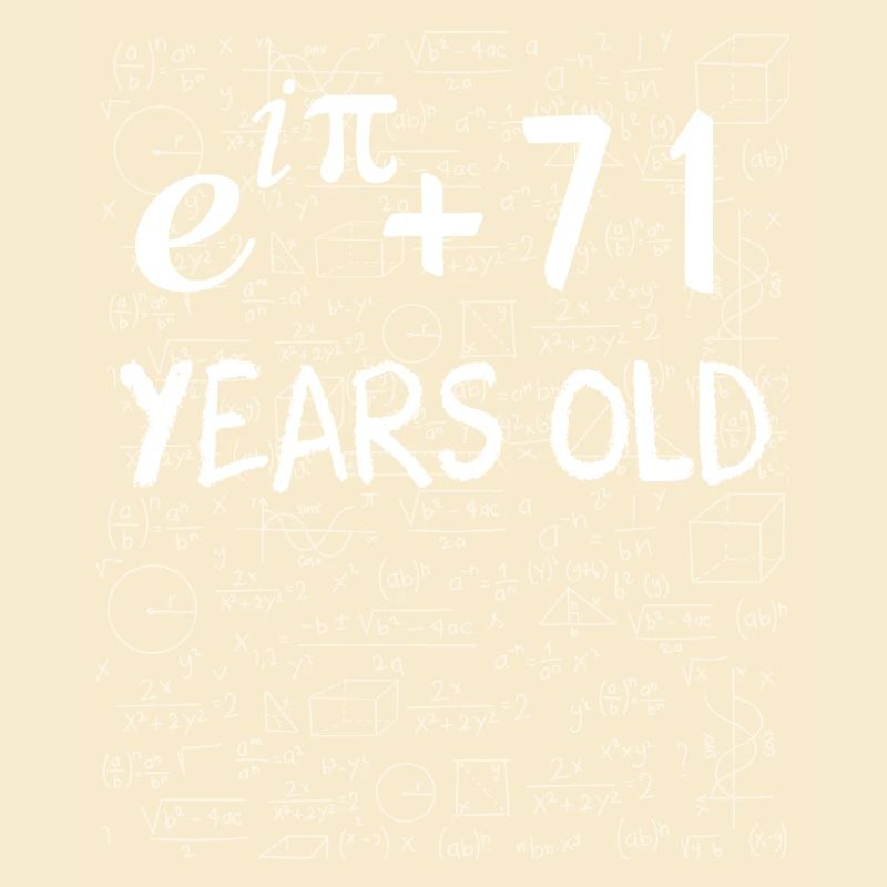 70e anniversaire 70 ans Euler Identité cadeau math