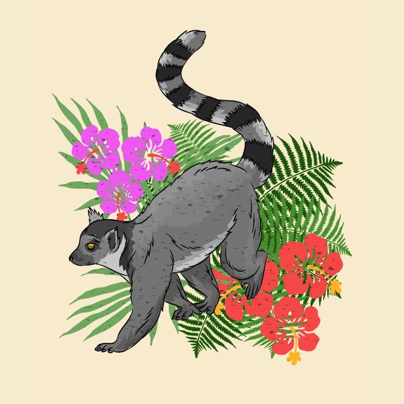 Lemur Blumen