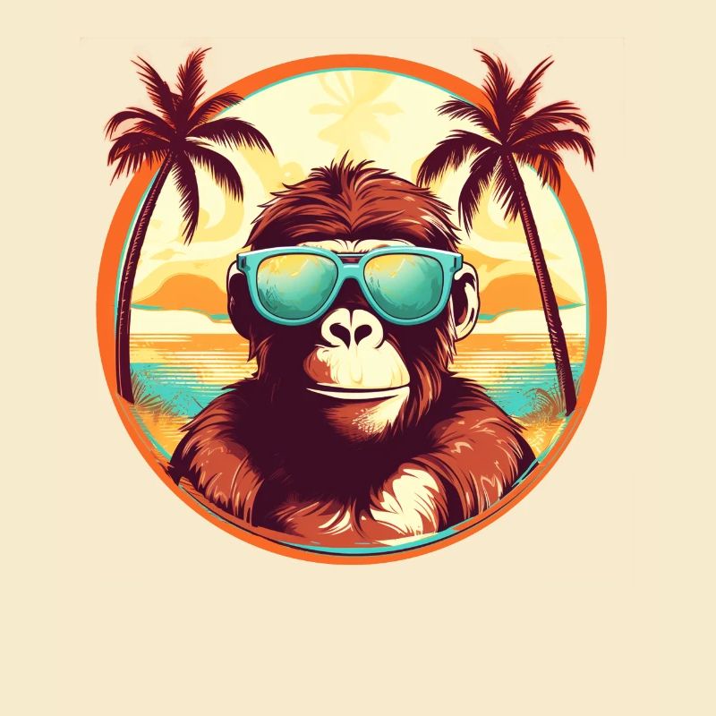 Sun, Sand, and Monkey Magic: Stylish Beach Design