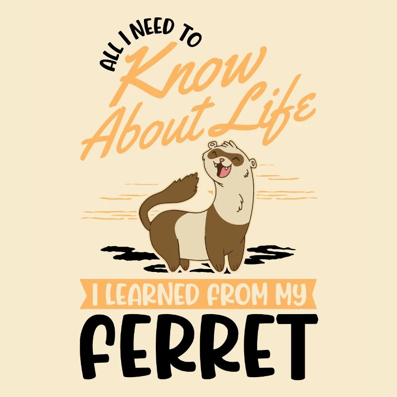 Frettchen Spruch Ferret
