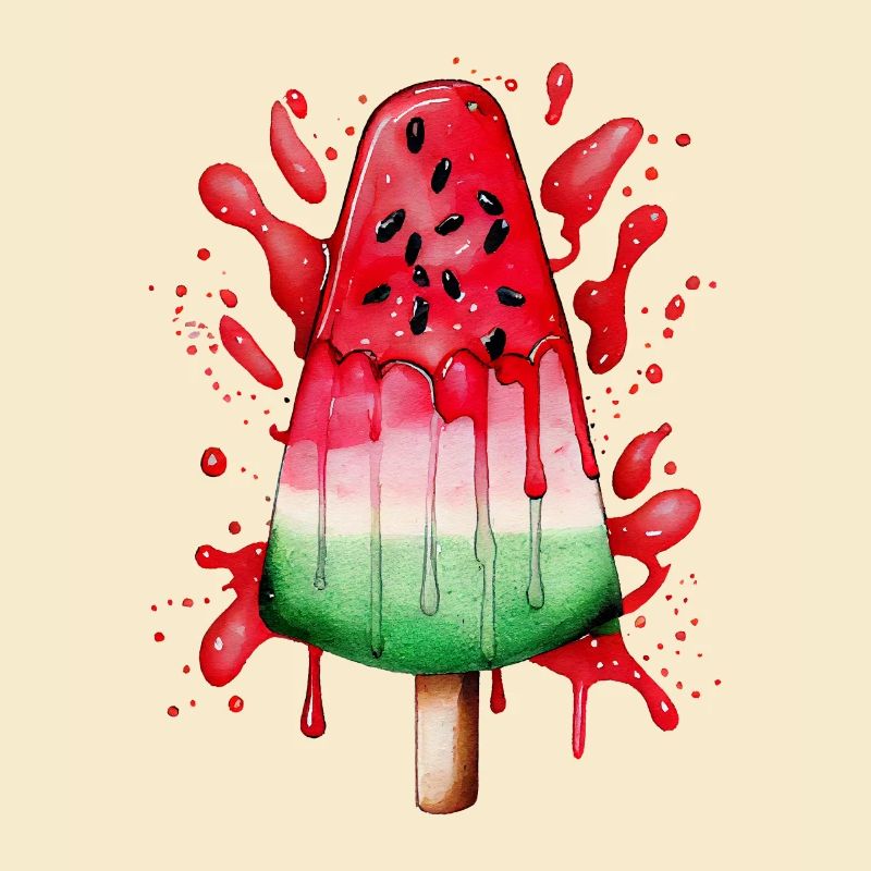 Pastèque Glace Crème glacée à la pastèque