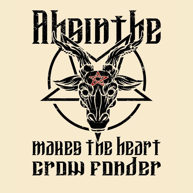 Satan Beelzebub Devil Gothic Pentagram Mystical