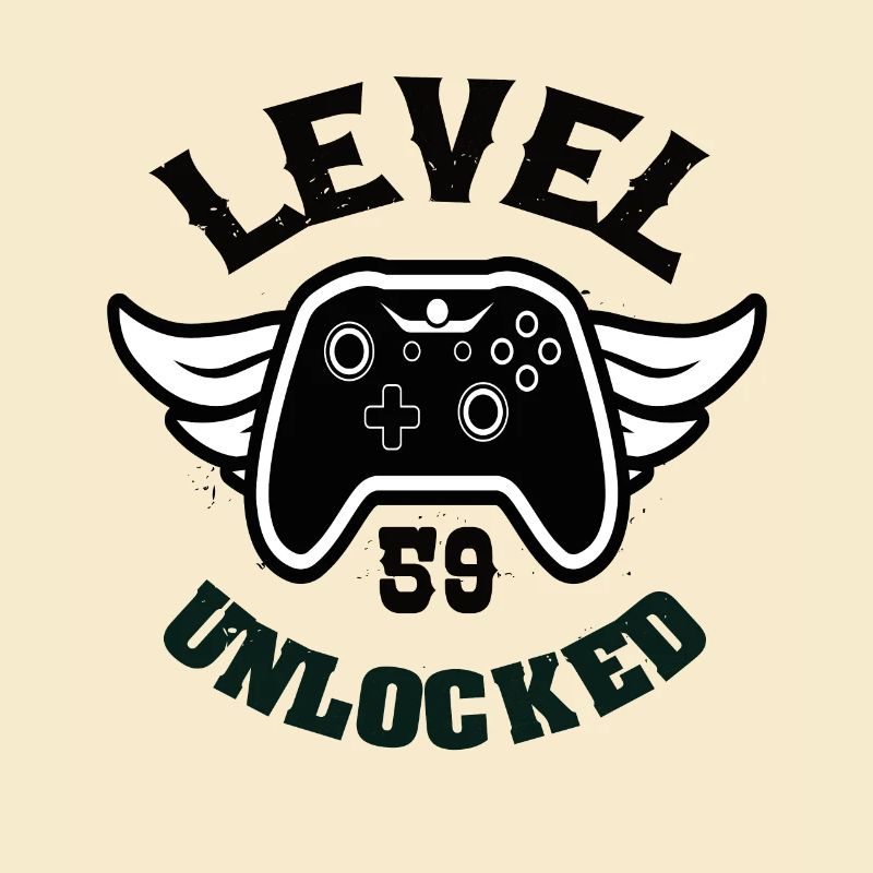 Level 59 Unlocked 59 Geburtstag
