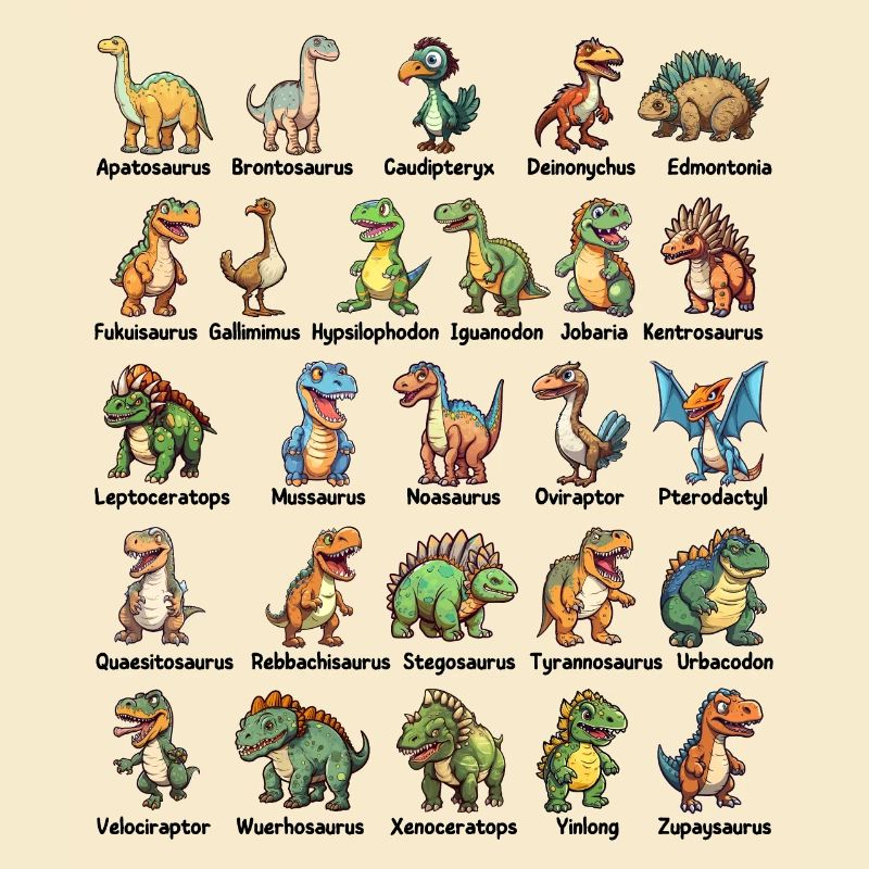 Dinosaurier ABC