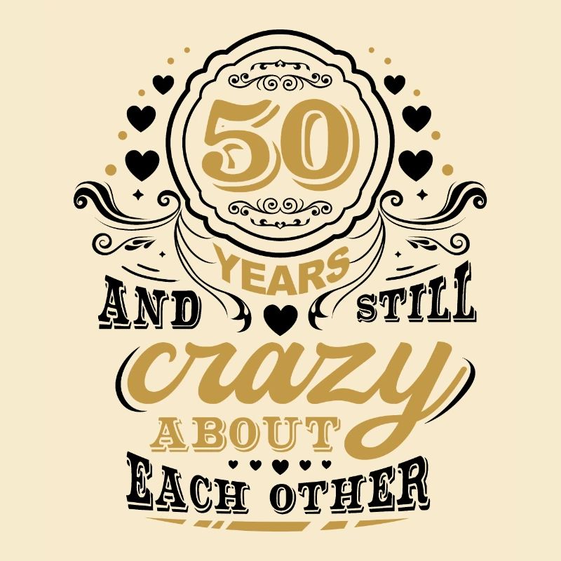 50. Hochzeitstag Ehemann Ehefrau Ehe