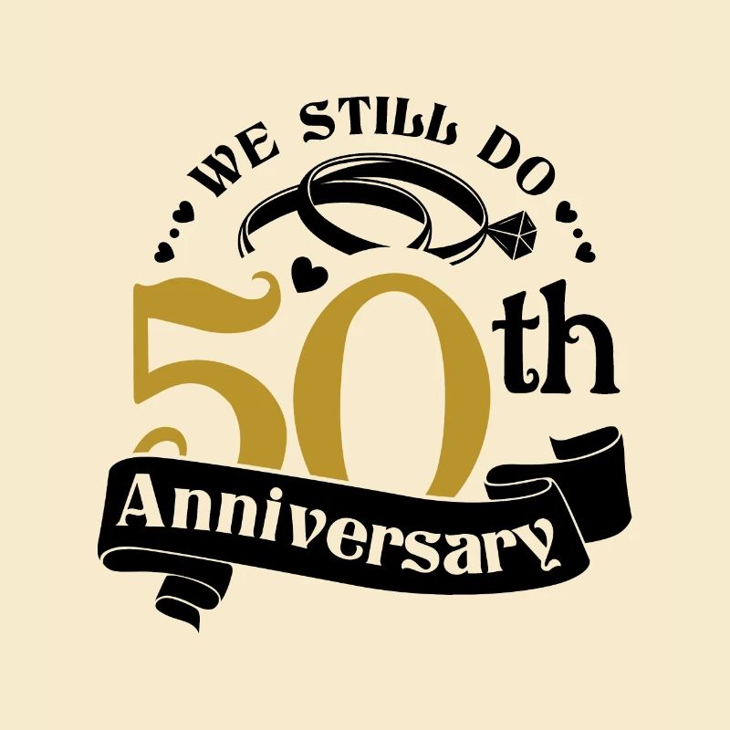 50. Hochzeitstag Ehemann Ehefrau Ehe