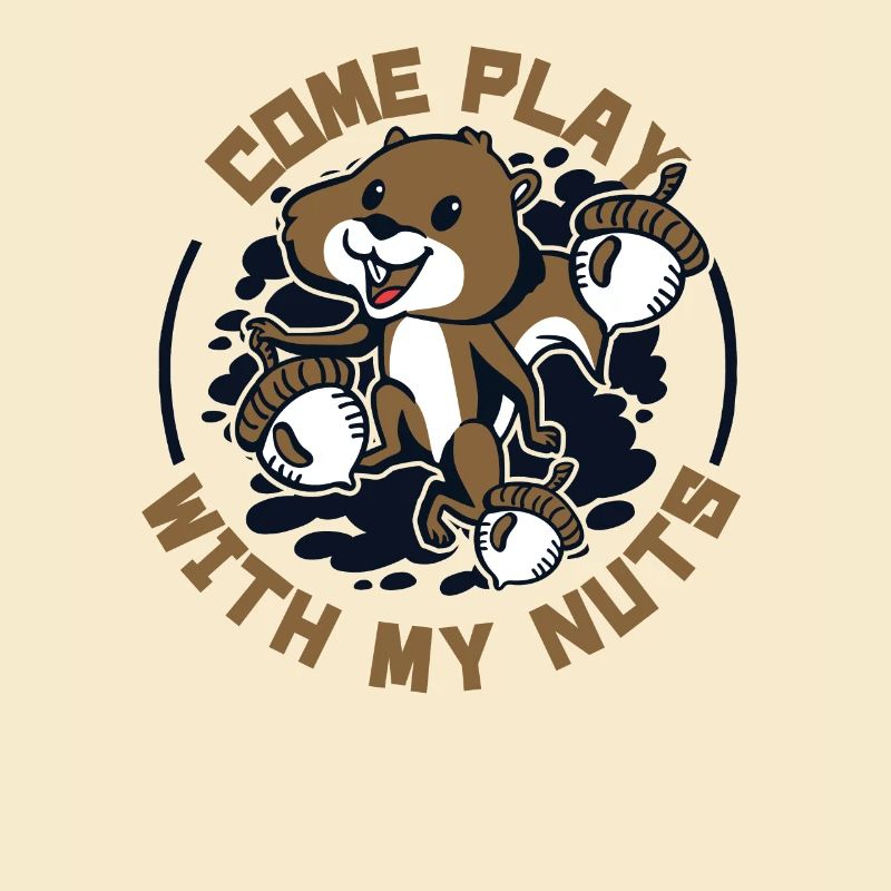 Come Play With My Nuts Grey Squirrel