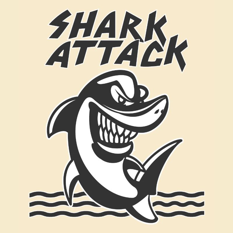 Shark Attack Oceanographer Diver Gift