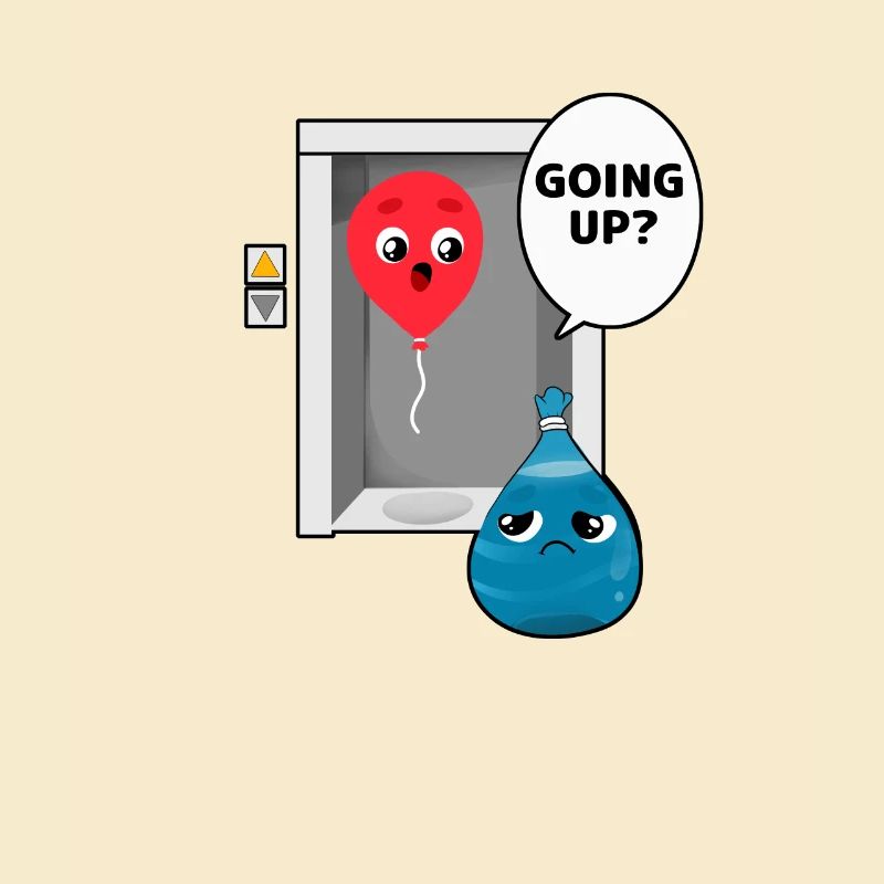 Ballon Aufzug Spruch