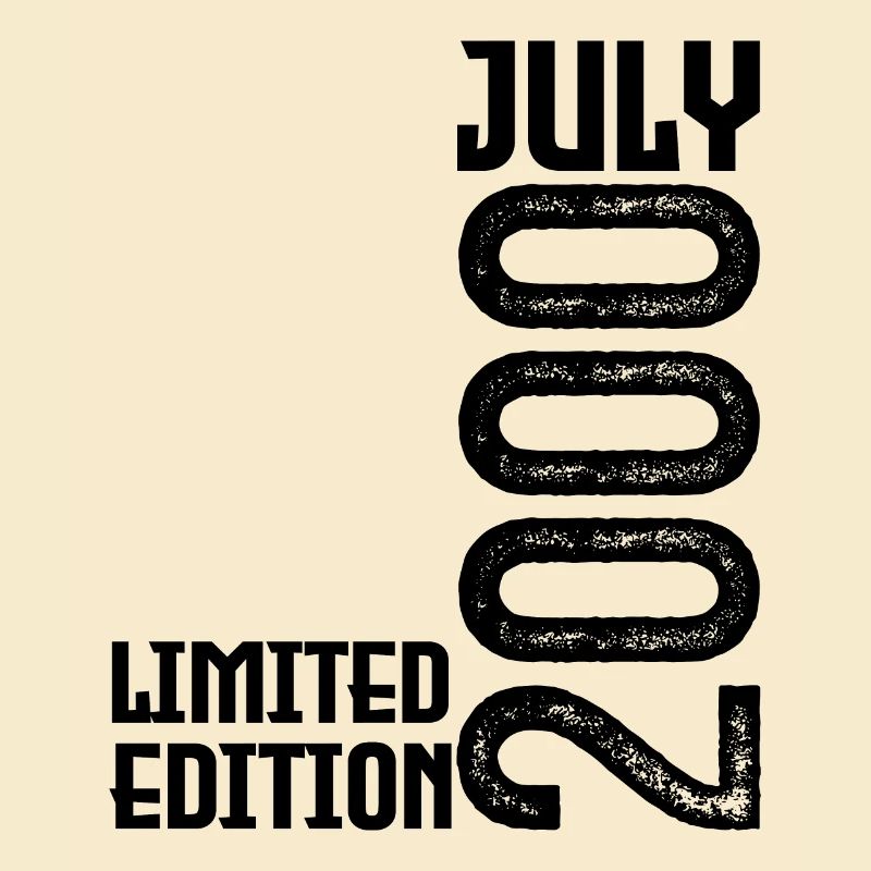 Geschenk Juli 2000. Jubiläum Juli 2000.