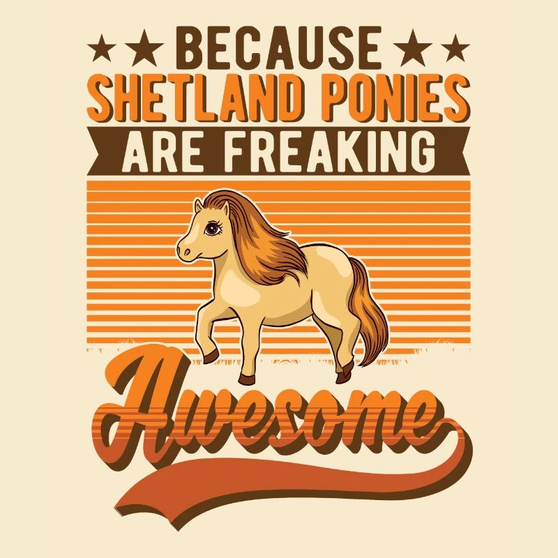 Parce que les poneys Shetland sont géniaux