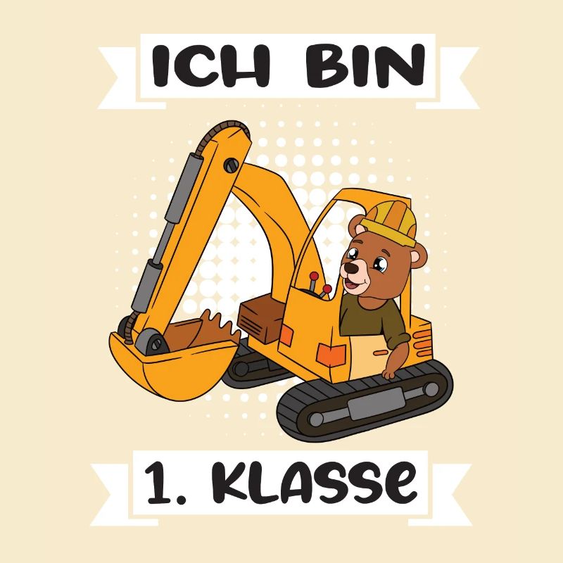 Ich Bin 1 Klasse Einschulung Schulanfang