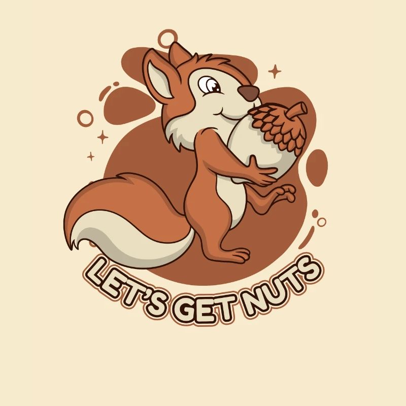 Let's Get Nuts Squirrel Fuchshörnchen Eichhörnchen