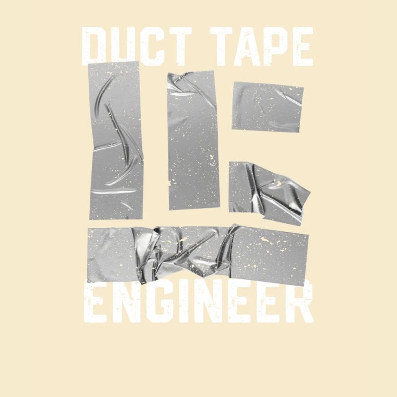 Duct Tape Engineer Funny Do-it-Yourself Mechanic