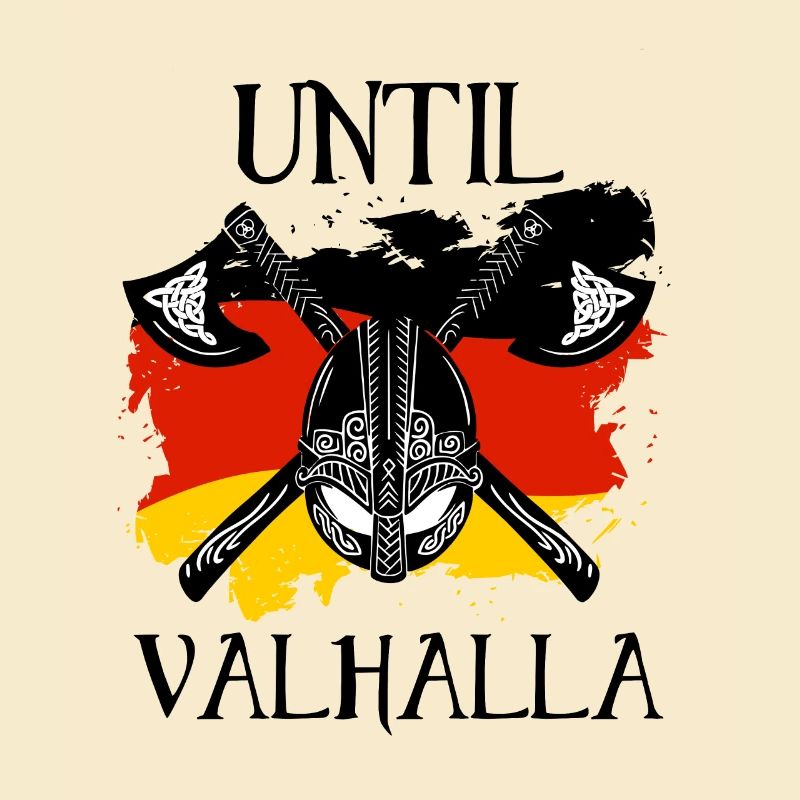 Until Valhalla mit Deutsche Flagge